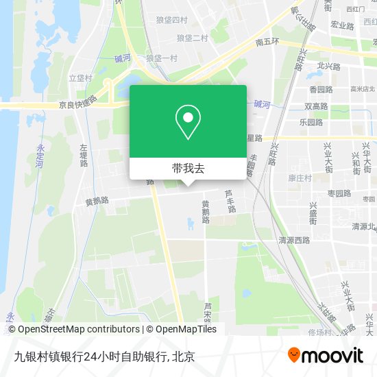 九银村镇银行24小时自助银行地图