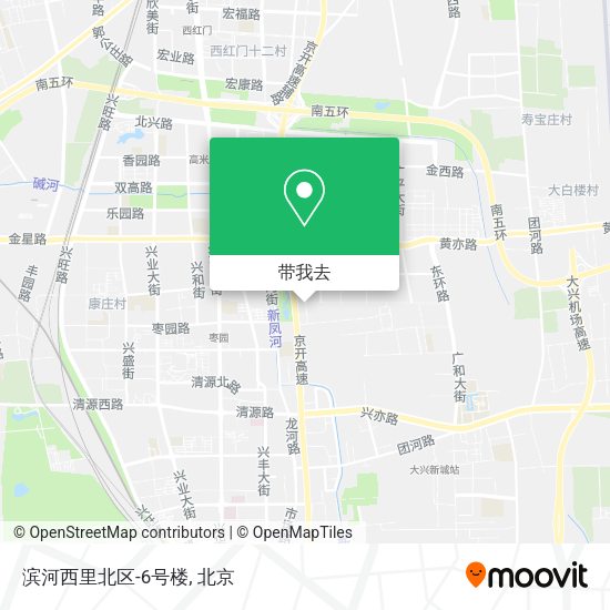 滨河西里北区-6号楼地图