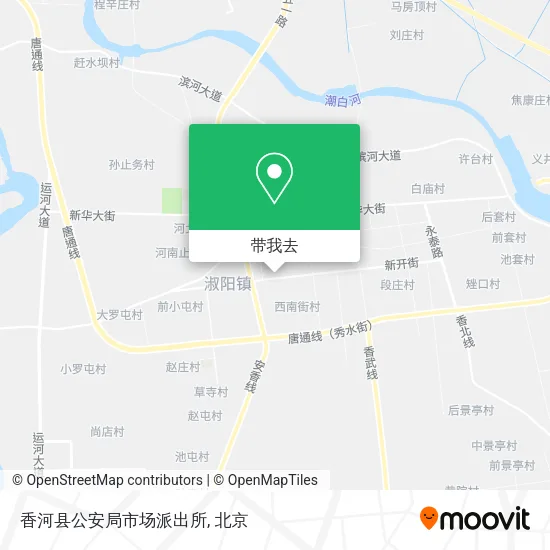 香河县公安局市场派出所地图