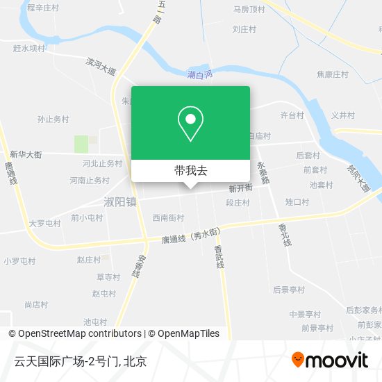 云天国际广场-2号门地图