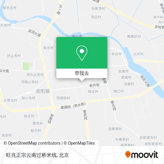 旺兆正宗云南过桥米线地图