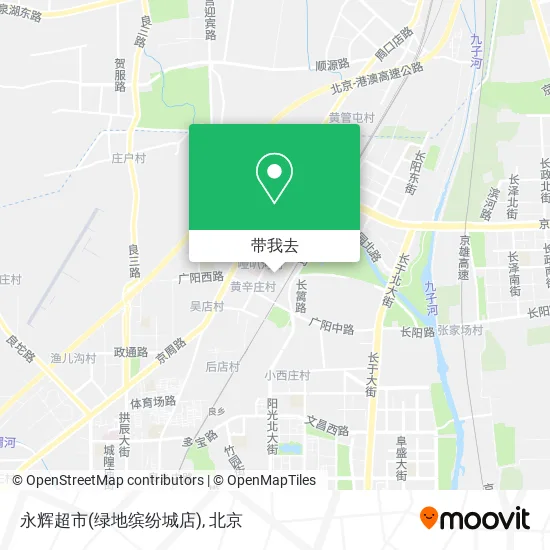 永辉超市(绿地缤纷城店)地图