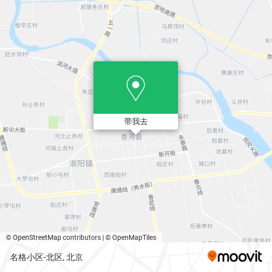名格小区-北区地图