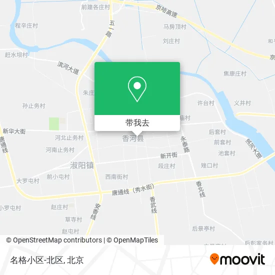 名格小区-北区地图