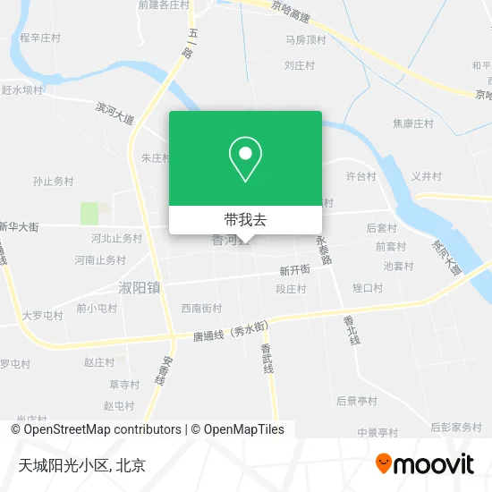 天城阳光小区地图