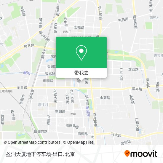 盈润大厦地下停车场-出口地图