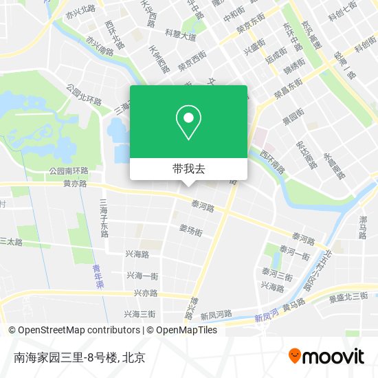 南海家园三里-8号楼地图