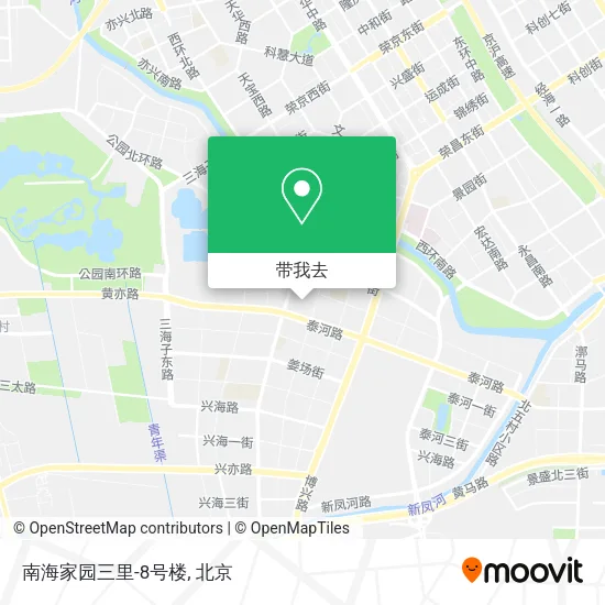 南海家园三里-8号楼地图
