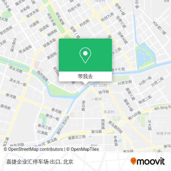 嘉捷企业汇停车场-出口地图