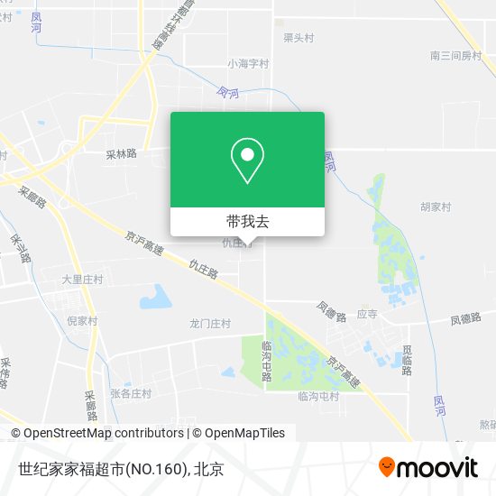 世纪家家福超市(NO.160)地图
