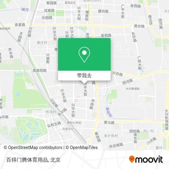 百得门腾体育用品地图