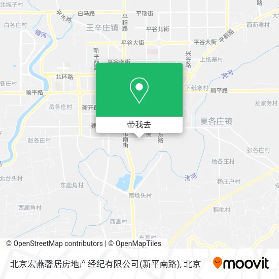 北京宏燕馨居房地产经纪有限公司(新平南路)地图