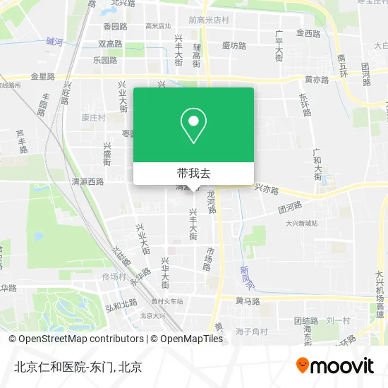 北京仁和医院-东门地图