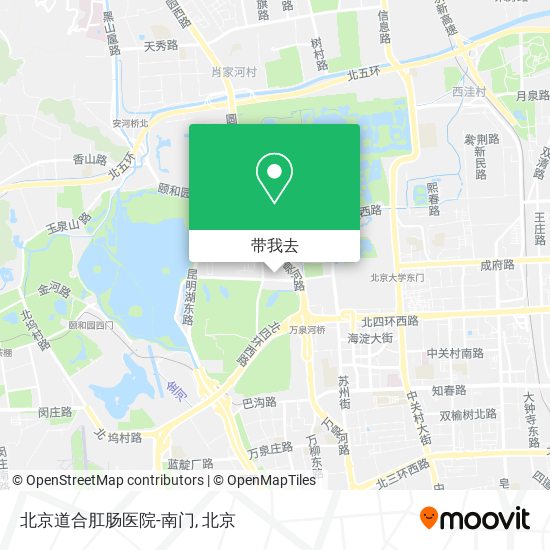 北京道合肛肠医院-南门地图