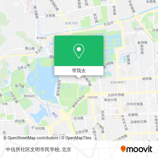 中信所社区文明市民学校地图