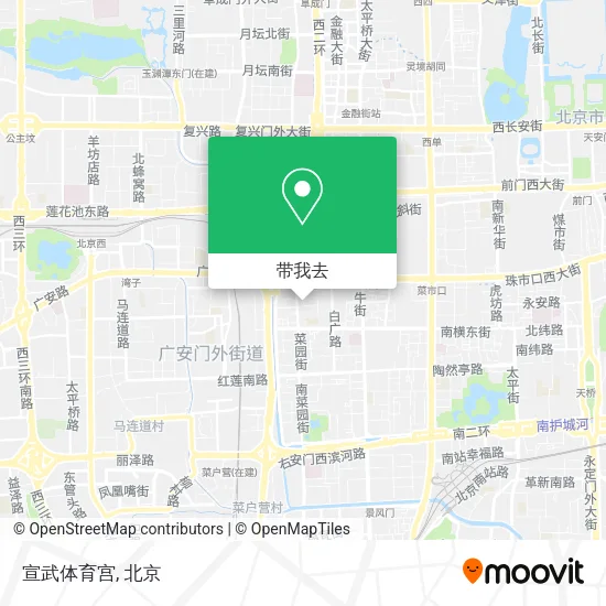 宣武体育宫地图