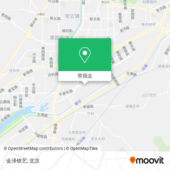 金泽铁艺地图