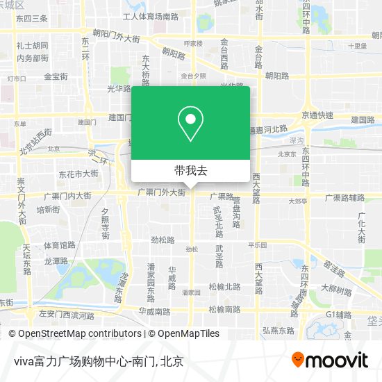 viva富力广场购物中心-南门地图