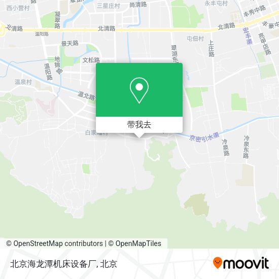 北京海龙潭机床设备厂地图