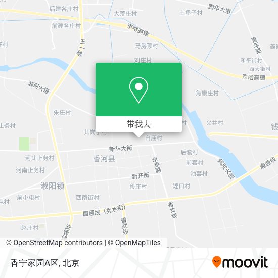 香宁家园A区地图