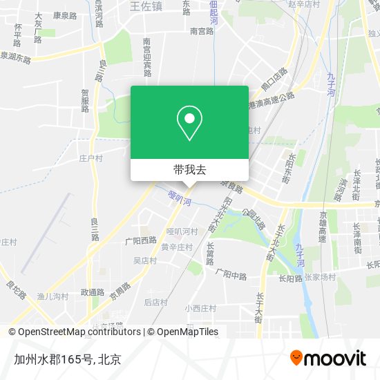 加州水郡165号地图