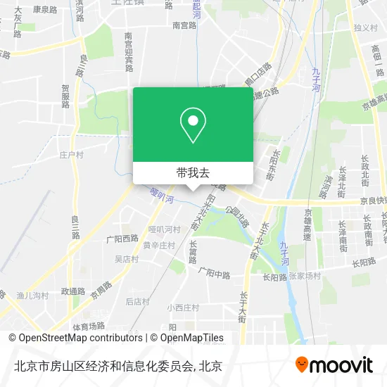 北京市房山区经济和信息化委员会地图