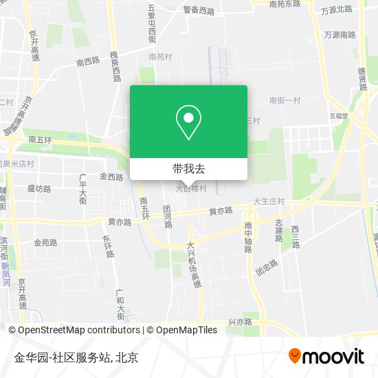 金华园-社区服务站地图