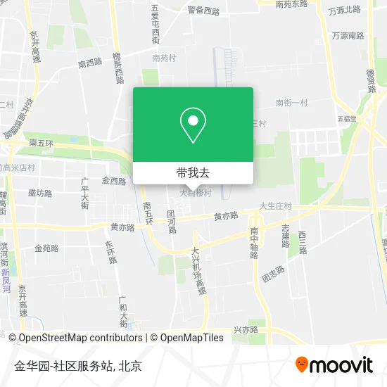 金华园-社区服务站地图