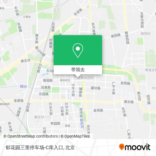 郁花园三里停车场-C库入口地图