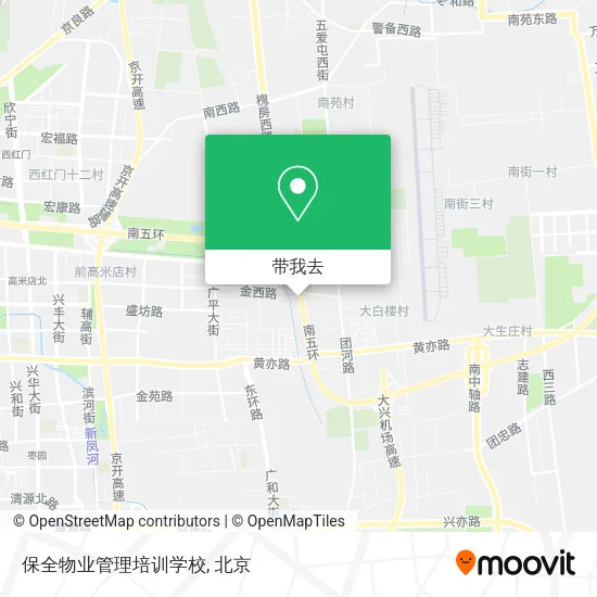 保全物业管理培训学校地图