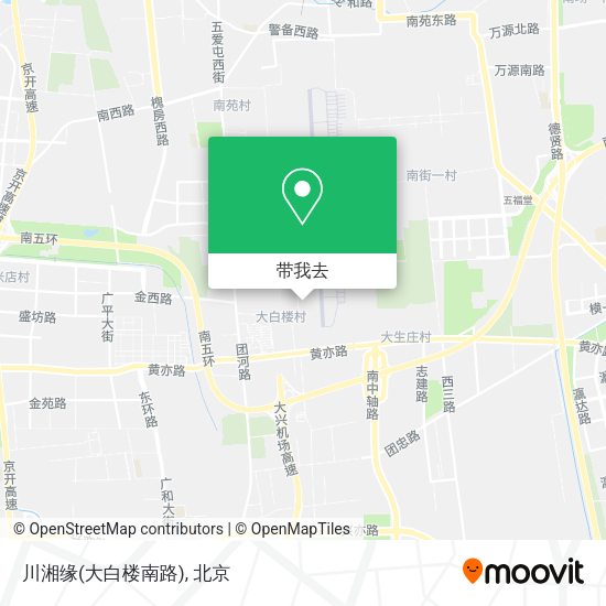 川湘缘(大白楼南路)地图