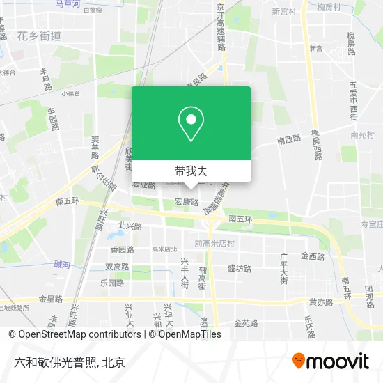 六和敬佛光普照地图