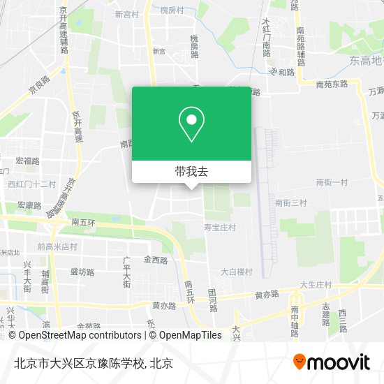 北京市大兴区京豫陈学校地图