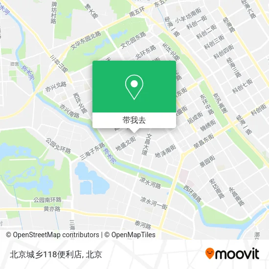 北京城乡118便利店地图
