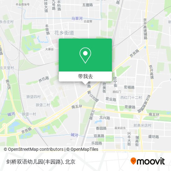 剑桥双语幼儿园(丰园路)地图