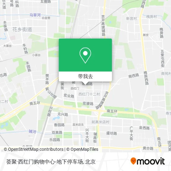 荟聚·西红门购物中心-地下停车场地图
