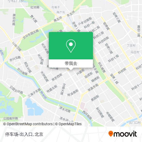 停车场-出入口地图