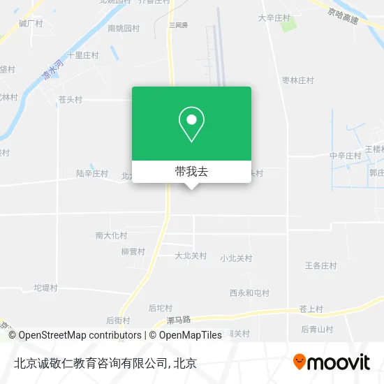 北京诚敬仁教育咨询有限公司地图