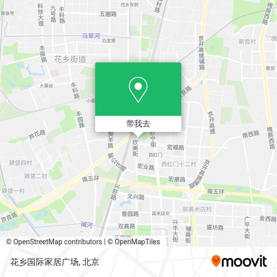 花乡国际家居广场地图
