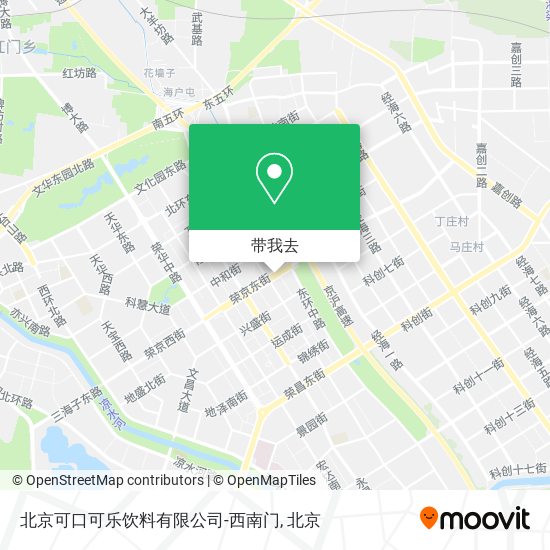 北京可口可乐饮料有限公司-西南门地图