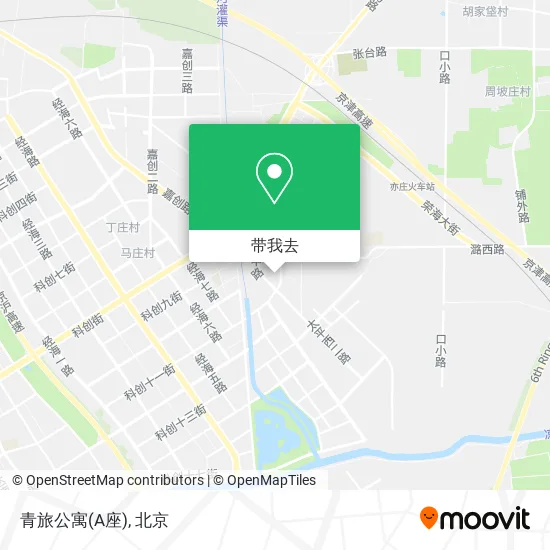 青旅公寓(A座)地图