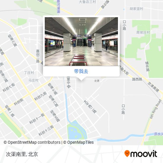 次渠南里地图