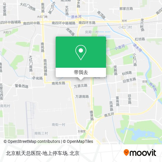 北京航天总医院-地上停车场地图