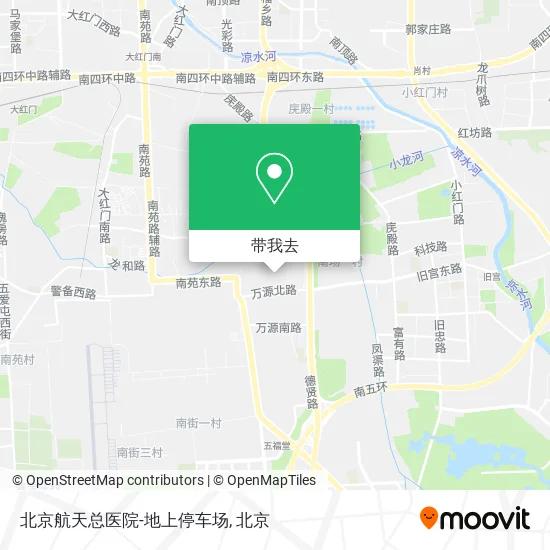 北京航天总医院-地上停车场地图