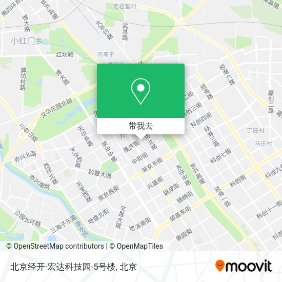 北京经开·宏达科技园-5号楼地图