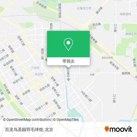 百灵鸟圣园羽毛球馆地图