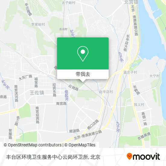 丰台区环境卫生服务中心云岗环卫所地图