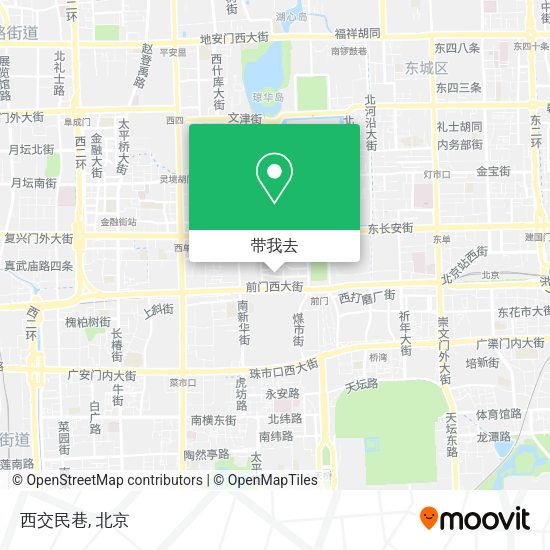 西交民巷地图