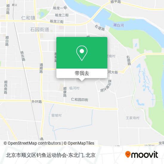 北京市顺义区钓鱼运动协会-东北门地图