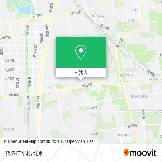 狼各庄东村地图